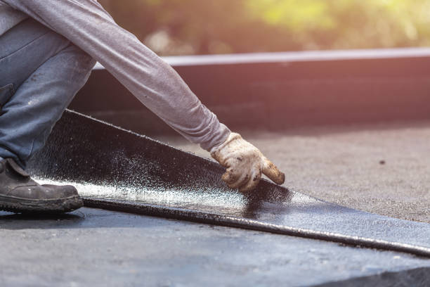 Professional Emergency Waterproofing technician working in Bargersville, IN